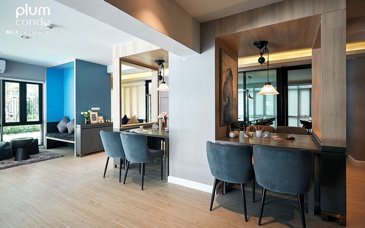 ให้เช่าคอนโดแจ้งวัฒนะ เมืองทอง : 🎉ให้เช่า Plum Condo Mix Chaengwattana🎉  ✅ขนาด 26 ตรม. 1 ห้องนอน 1 ห้องน้ำ      ✅ตึก C ชั้น 1 วิวสระ วิวสวน แบบ Exclusive 🏖🌿💦 Line @bzprOperty