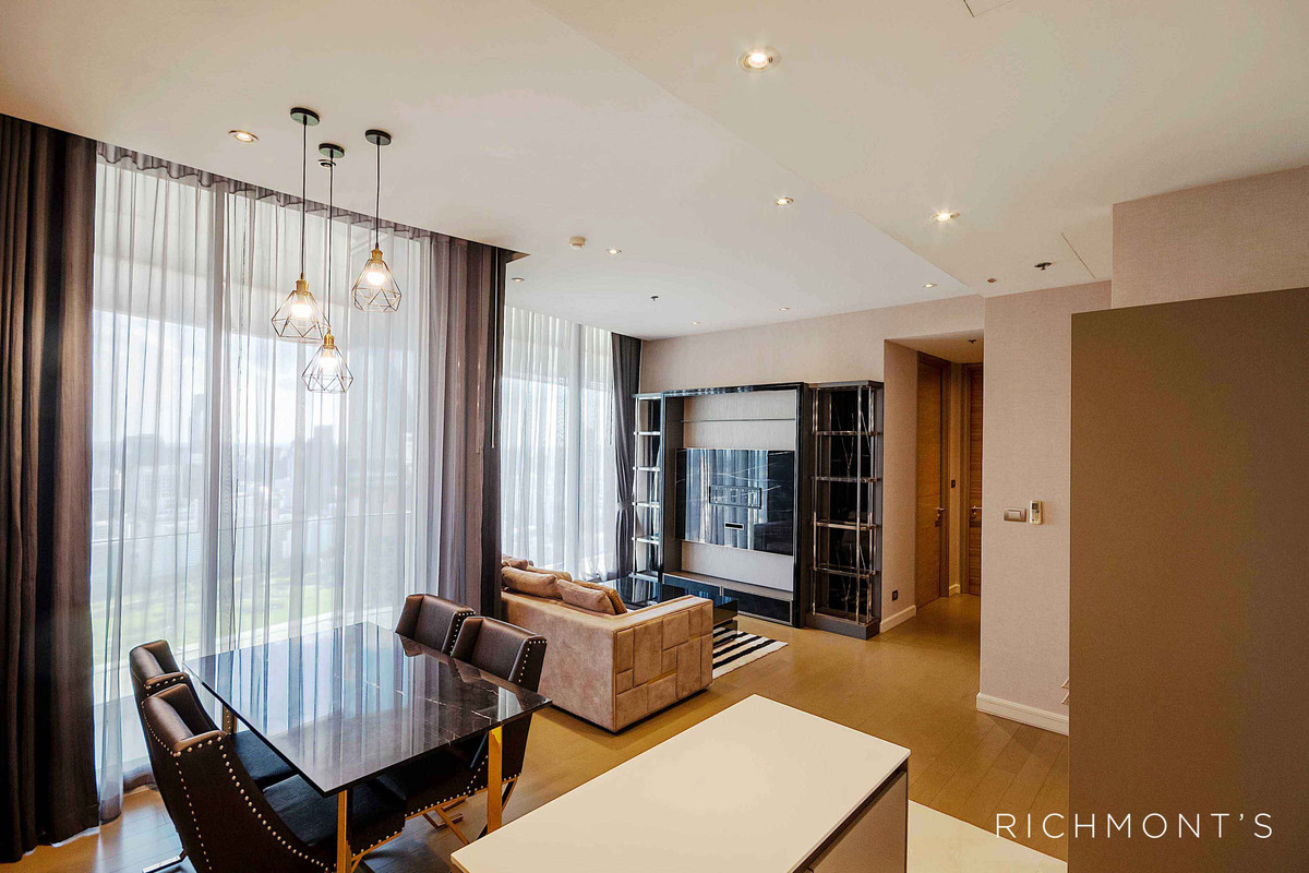 For SaleCondoWitthayu, Chidlom, Langsuan, Ploenchit : 2 bedrooms, beautiful view at Magnolias Ratchadamri Boulevard, Contact 062-496-6454