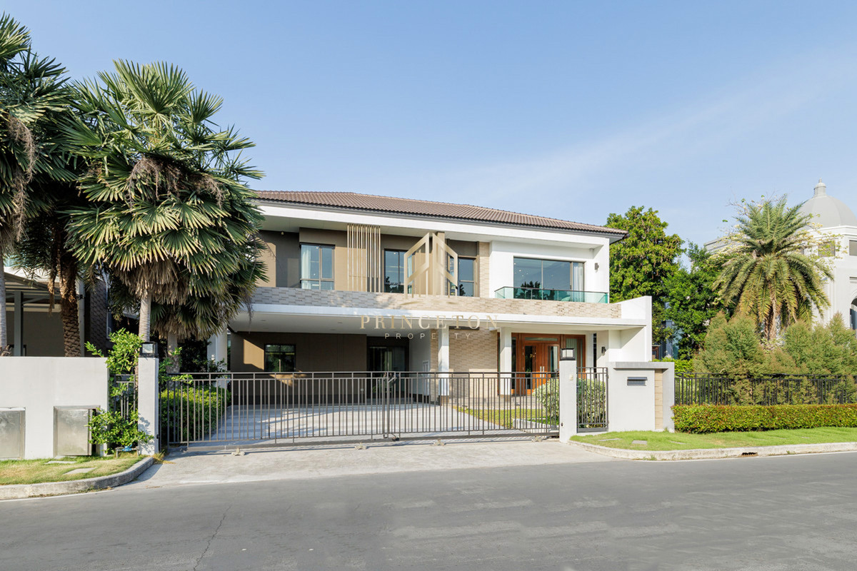 บ้านบางนา แบริ่ง ลาซาล : บ้านตัวอย่าง เดอะ แกรนด์ ลักซ์ บางนา - สวนหลวง พร้อมสระว่ายน้ำส่วนตัว 📞092-4252445 The Grand Lux Bangna - Suanluang 