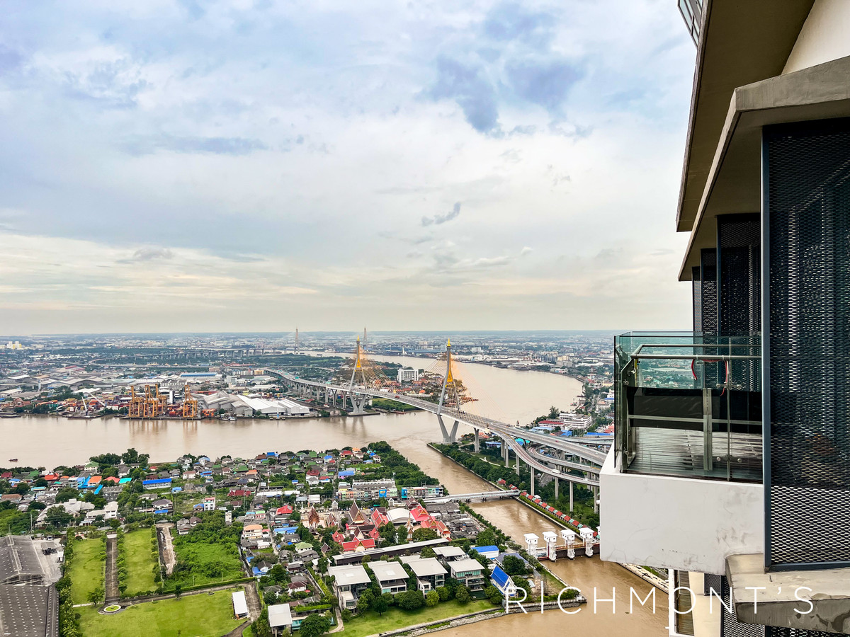 ขายคอนโดพระราม 3 สาธุประดิษฐ์ : 4 ห้องนอน Triplex ที่ The Pano Rama 3, Contact 062-496-6454