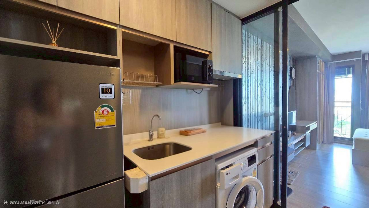 For RentCondoBangna, Bearing, Lasalle : Free Wi-Fi, ready to move in ✅ Knightsbridge Collage Sukhumvit 107 🌟 1Bedroom 26 sqm 12,500/month