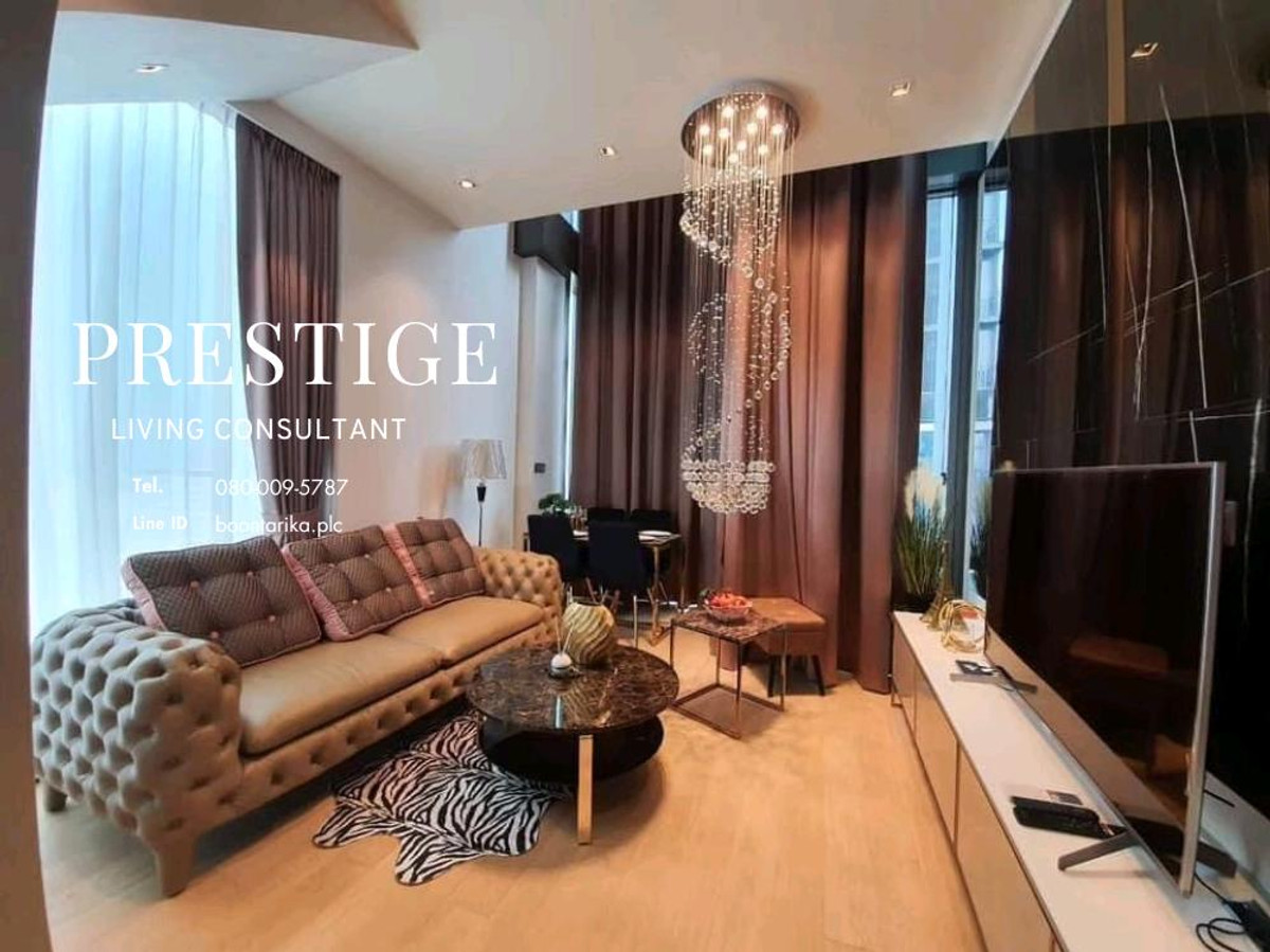 ให้เช่าคอนโดวิทยุ ชิดลม หลังสวน : 📌For RENT เช่า | 28 Chidlom - 1BR Duplex (51 sqm) 55,000 THB