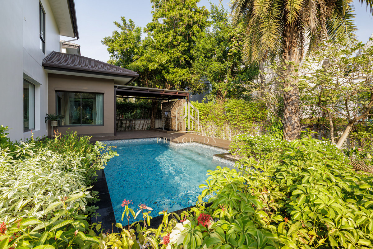 บ้านบางนา แบริ่ง ลาซาล : บ้านตัวอย่าง เดอะ แกรนด์ ลักซ์ บางนา - สวนหลวง พร้อมสระว่ายน้ำส่วนตัว 📞092-4252445 The Grand Lux Bangna - Suanluang 