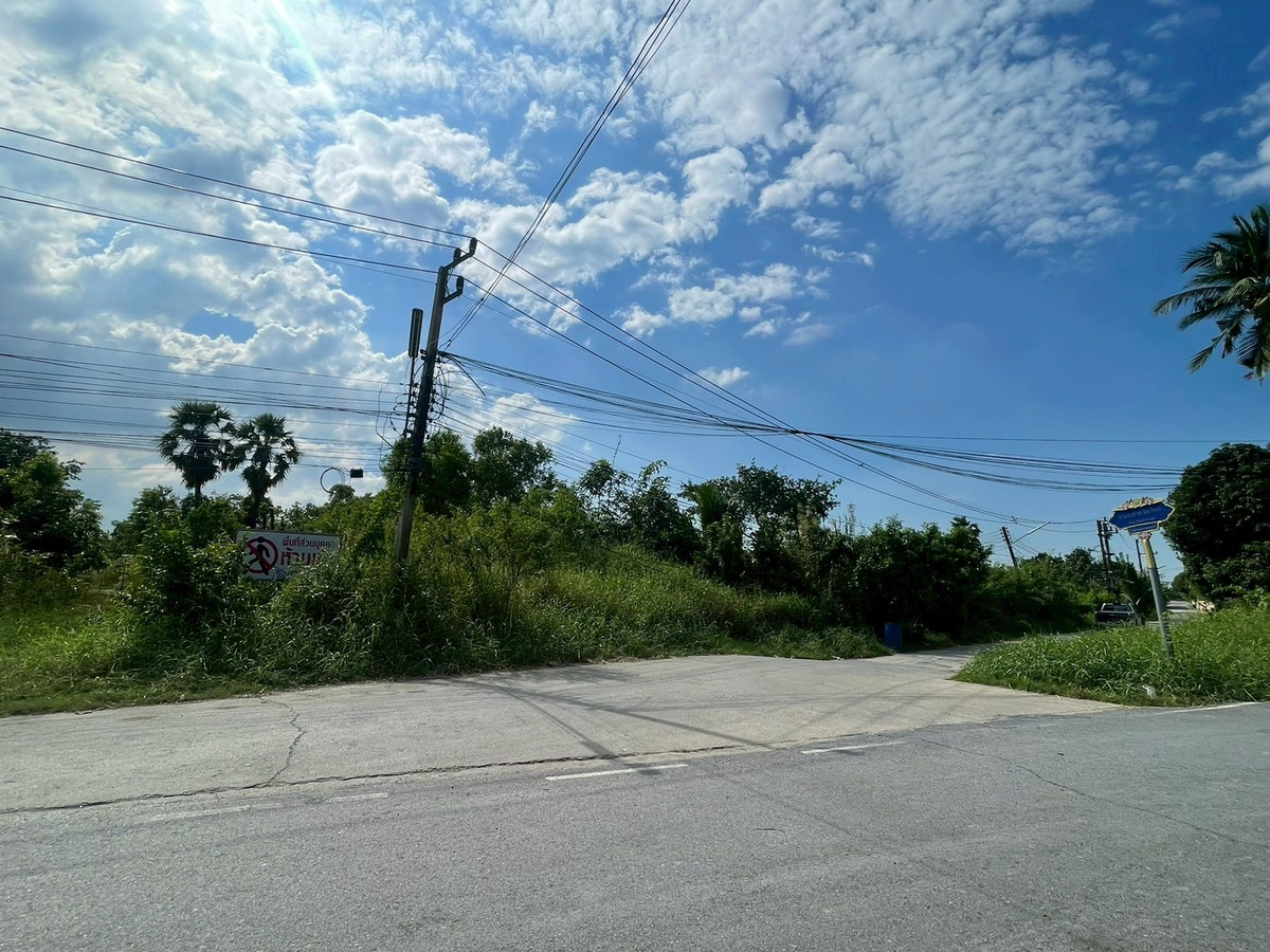 For SaleLandPathum Thani,Rangsit, Thammasat : Large plot of land for sale, 16-1-40 rai, Muang Pathum Thani, potential location, near the main road, near the Chao Phraya River.
