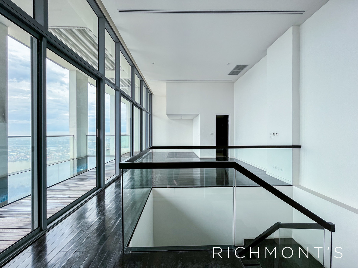 ขายคอนโดพระราม 3 สาธุประดิษฐ์ : 4 ห้องนอน Triplex ที่ The Pano Rama 3, Contact 062-496-6454