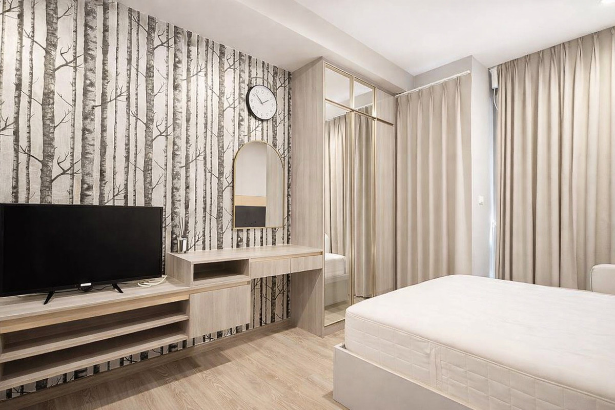 For RentCondoBangna, Bearing, Lasalle : Free Wi-Fi, ready to move in ✅ Knightsbridge Collage Sukhumvit 107 🌟 1Bedroom 26 sqm 12,500/month