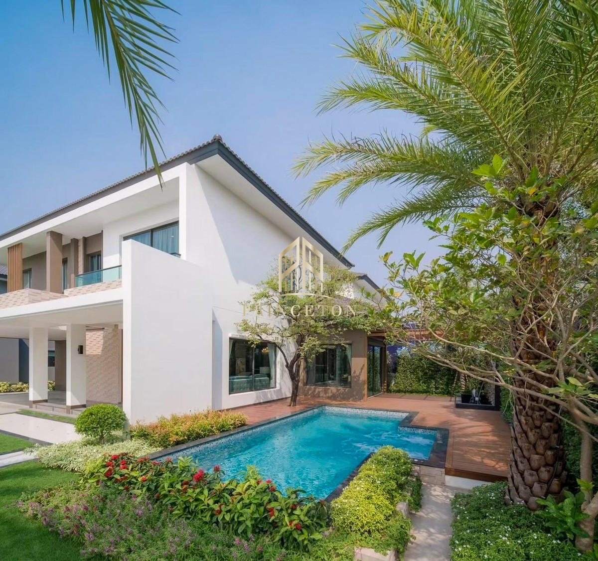 บ้านบางนา แบริ่ง ลาซาล : บ้านตัวอย่าง เดอะ แกรนด์ ลักซ์ บางนา - สวนหลวง พร้อมสระว่ายน้ำส่วนตัว 📞092-4252445 The Grand Lux Bangna - Suanluang 