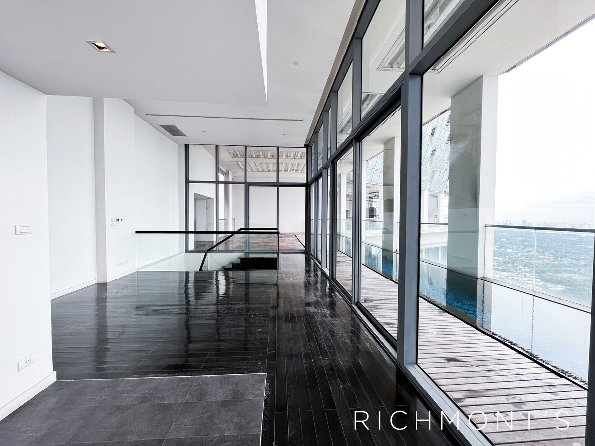 ขายคอนโดพระราม 3 สาธุประดิษฐ์ : 4 ห้องนอน Triplex ที่ The Pano Rama 3, Contact 062-496-6454