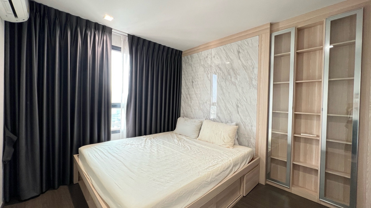 ขายคอนโดอ่อนนุช อุดมสุข : ให้เช่า ติดรถไฟฟ้า  1 Bedroom  ห้องบิ้วอินสวย ชั้นสูง  Ideo S 93 Tel 095 878 5645