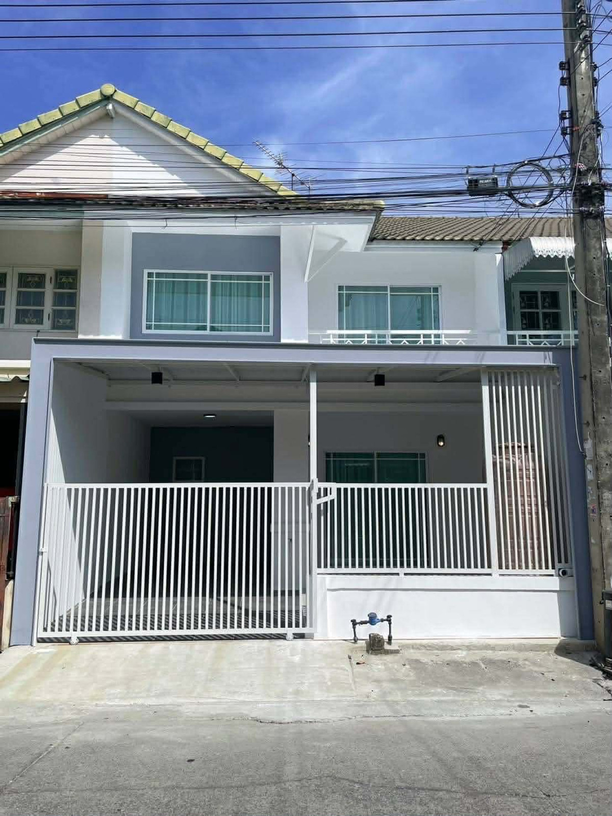 For SaleTownhomePathum Thani,Rangsit, Thammasat : ME2500566​ House ready to move in Best price in the Pruksa B project All rooms fully furnished