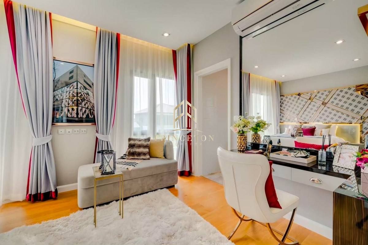 บ้านบางนา แบริ่ง ลาซาล : บ้านตัวอย่าง เดอะ แกรนด์ ลักซ์ บางนา - สวนหลวง พร้อมสระว่ายน้ำส่วนตัว 📞092-4252445 The Grand Lux Bangna - Suanluang 