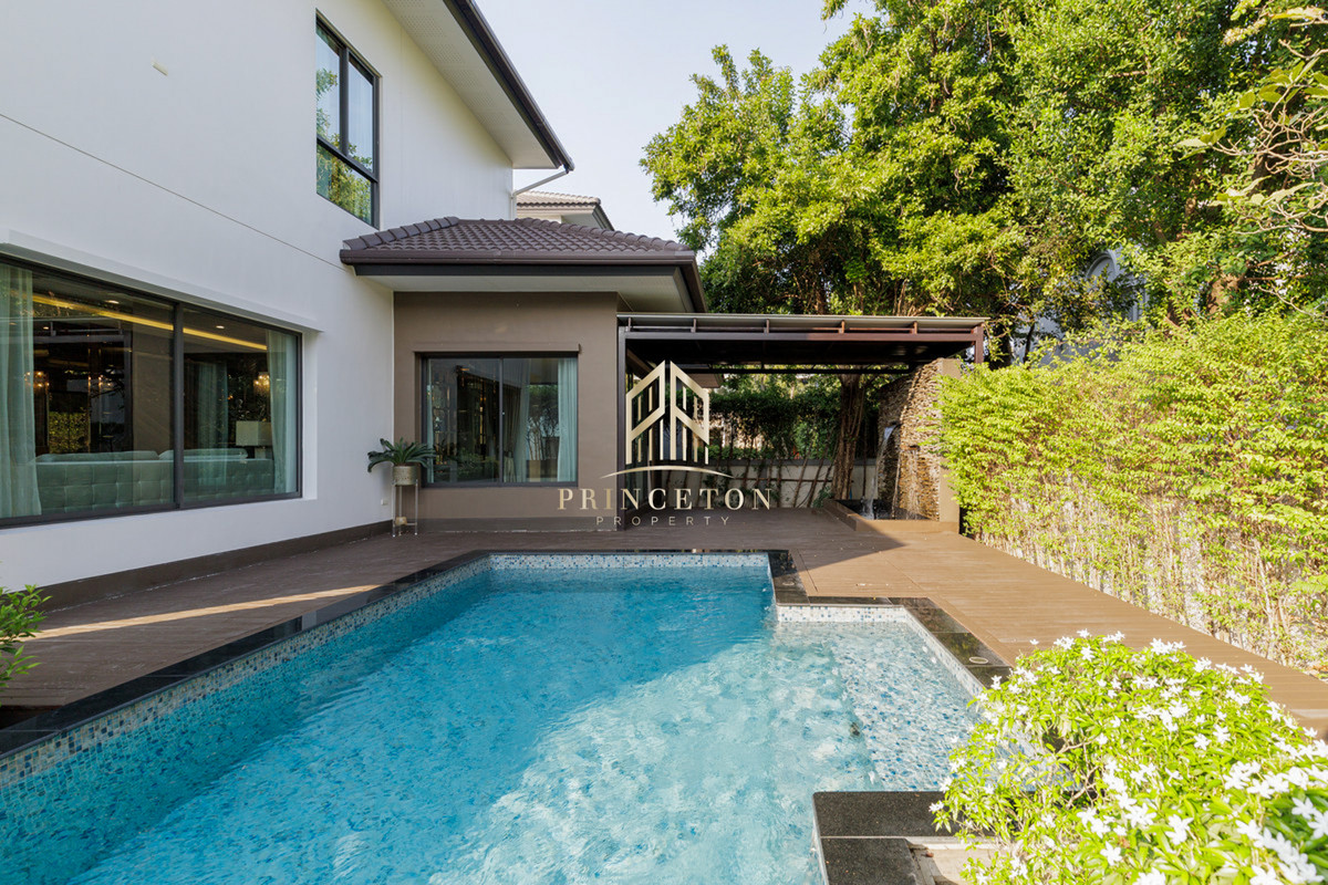 บ้านบางนา แบริ่ง ลาซาล : บ้านตัวอย่าง เดอะ แกรนด์ ลักซ์ บางนา - สวนหลวง พร้อมสระว่ายน้ำส่วนตัว 📞092-4252445 The Grand Lux Bangna - Suanluang 