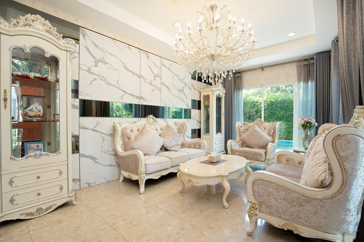 For SaleHouseEakachai, Bang Bon : Luxurious 3-story detached house for sale, Grand Bangkok Boulevard, Sathorn, Kanlapaphruek.