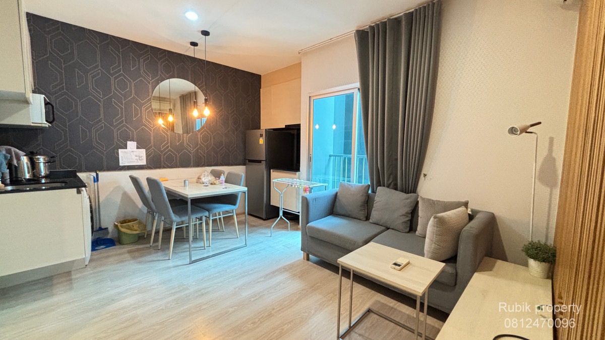 For RentCondoRatchadapisek, Huaikwang, Suttisan : 🔥 Noble Revolve Ratchada 1 — 2 bedrooms, popular location, next to MRT Cultural Center 🔥RB1585