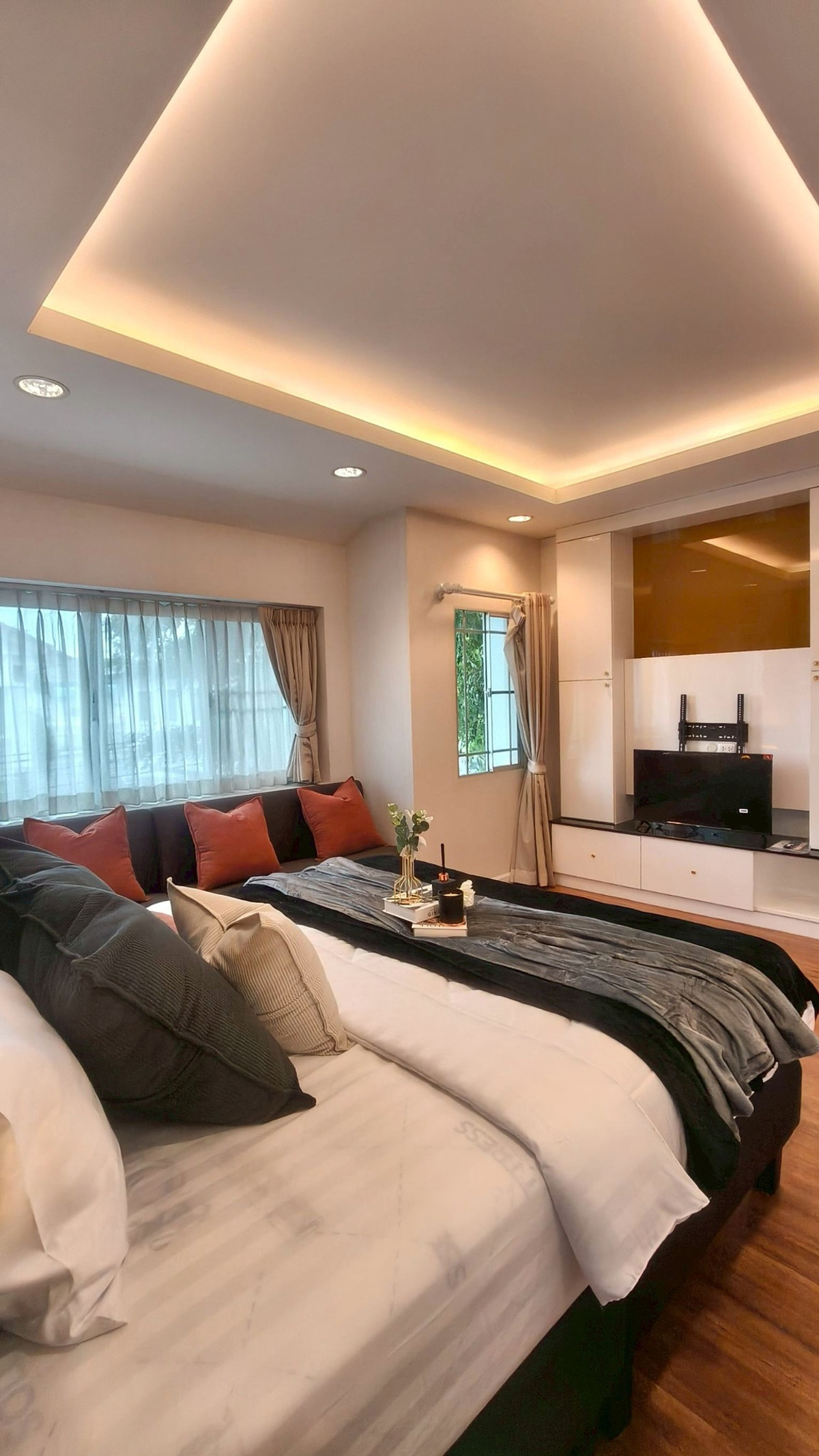 ขายบ้านสมุทรปราการ สำโรง : ให้เช่า / ขาย บ้านเดี่ยวหรู โครงการ Baan Nantawan Srinakarin 3ห้องนอน