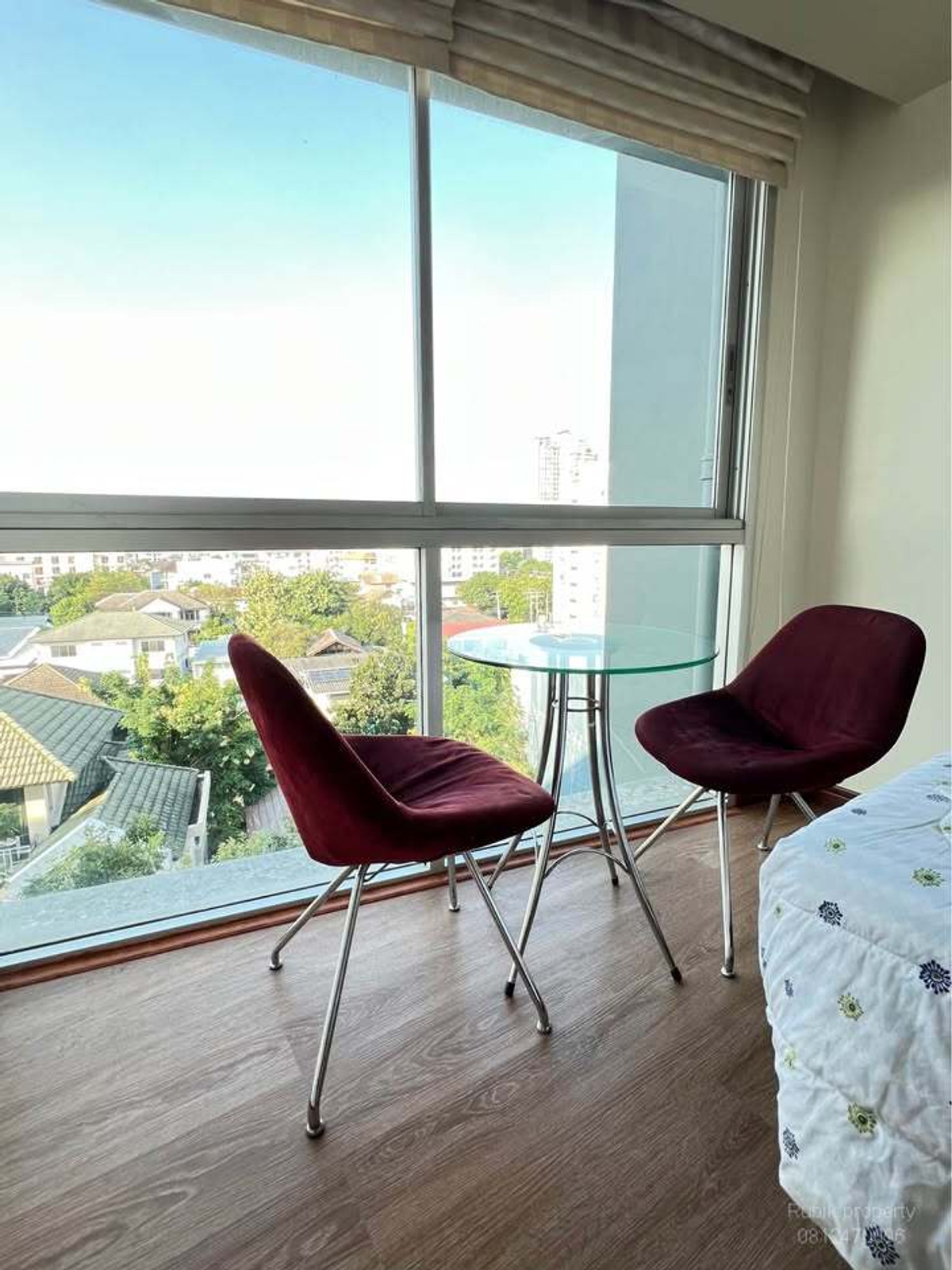 For RentCondoRatchadapisek, Huaikwang, Suttisan : 🔥THE KRIS RATCHADAPISAK | 2 bedrooms, 2 bathrooms, near MRT Sutthisan, can actually walk! 🔥 RB1598