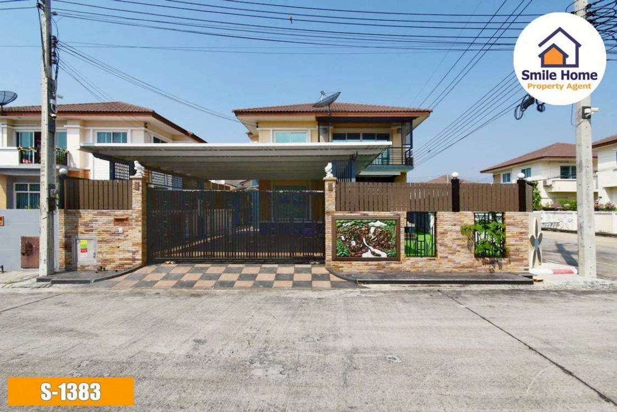 ขายบ้านฉะเชิงเทรา : ศรีเทพไทย พาร์ควิลล์ บางสมัคร | บางปะกง ฉะเชิงเทรา ต่อเติมพร้อมเข้าอยู่