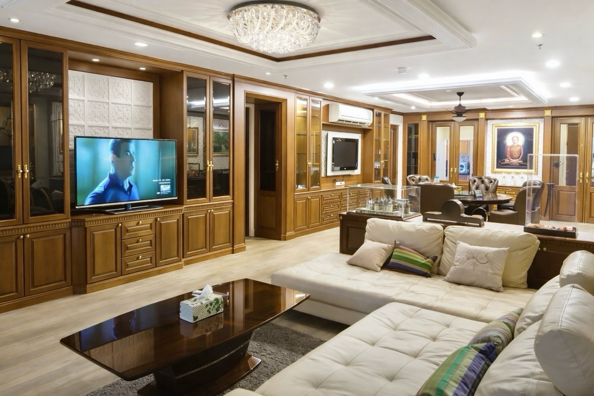 For RentCondoRama3 (Riverside),Satupadit : 🔹Supalai Prima Riva🔹3 Bedrooms, 5 bathrooms • Floor 14 • Full Furnished • 227 sq.m.