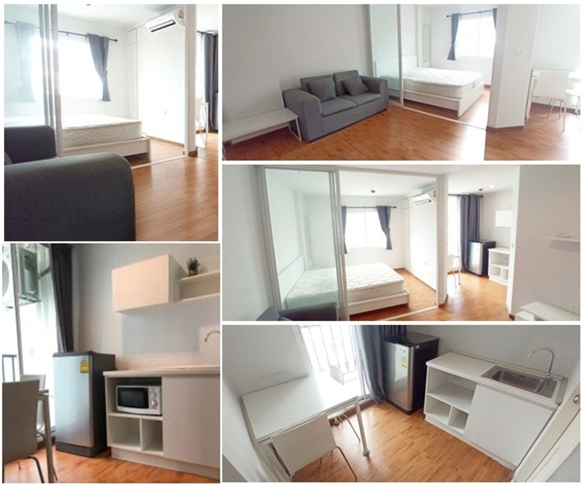 For RentCondoBang kae, Phetkasem : *Beautiful room* There is a washing machine * Ready to move in. Condo for rent, Tulip Square at Om Noi (Krathum Baen)