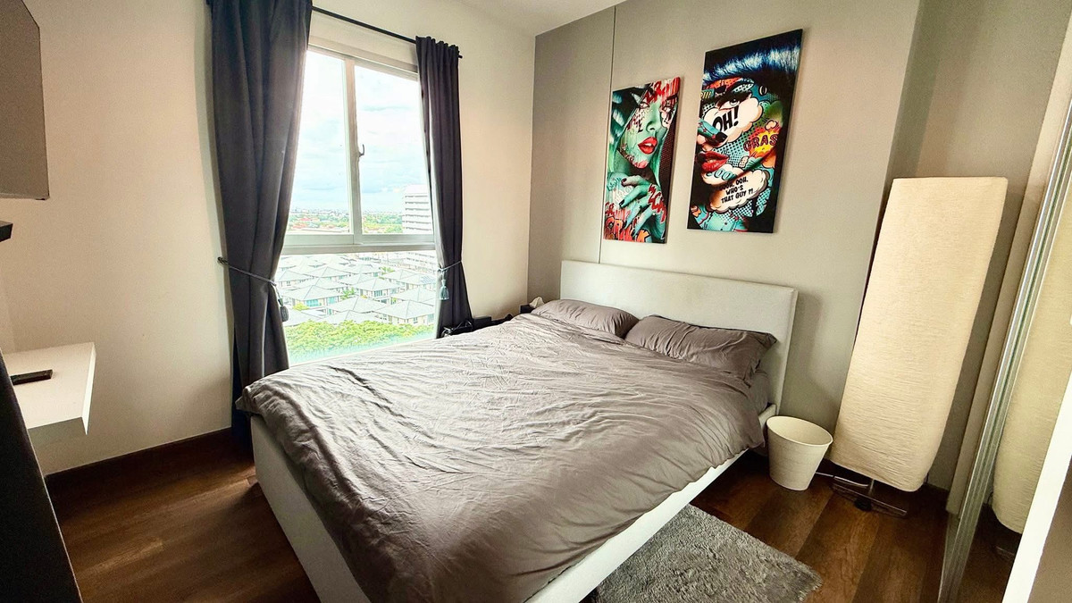 For RentCondoBangna, Bearing, Lasalle : 🔥 For rent THE PARKLAND Srinakarin Lakeside 🔥 📍 Near the MRT Yellow Line Sri Lasalle 🚆