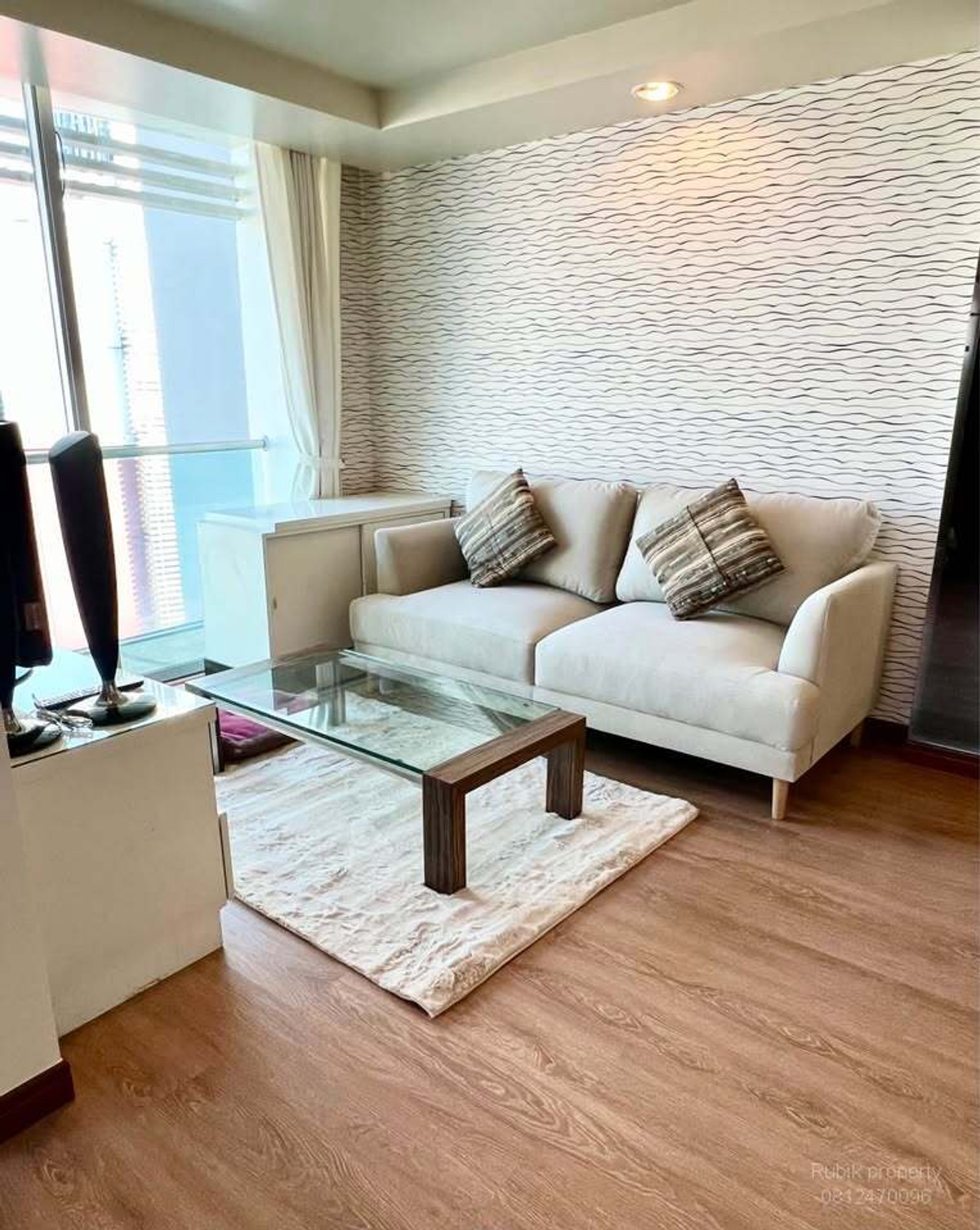 For RentCondoRatchadapisek, Huaikwang, Suttisan : 🔥THE KRIS RATCHADAPISAK | 2 bedrooms, 2 bathrooms, near MRT Sutthisan, can actually walk! 🔥 RB1598