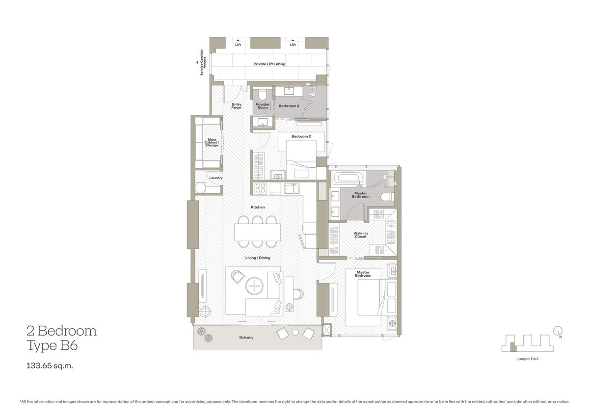 Sale DownCondoSilom, Saladaeng, Bangrak : Sell down payment at Luxury Condo  – Dusit Residences 2bedrooms facing Lumpini view