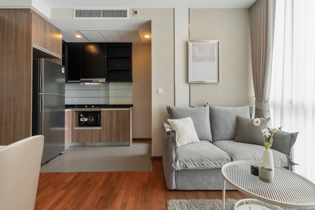 For SaleCondoRatchathewi,Phayathai : 🏛️🏛️Decorated and ready to move in, Wish Signature Siam Condo, size 34 Sq.m, 1 bed 1 bath, only 5.69 MB!!