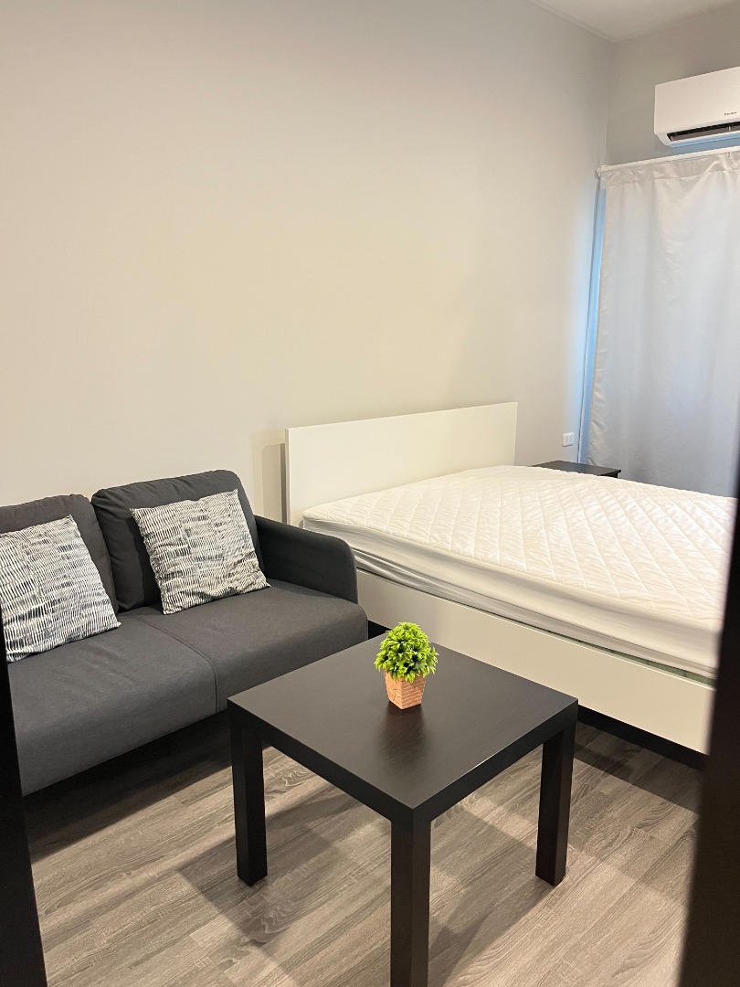 ให้เช่าคอนโดเสรีไทย-นิด้า : 🔥ให้เช่าด่วน🔥ไอดีโอ รามคำแหง ลำสาลี สเตชั่น  ใกล้ Bts แยกลำสาลีเพียง 290 เมตร  (ห้องพร้อมอยู่ เฟอร์นิเจอร์และเครื่องใช้ไฟฟ้าครบ)