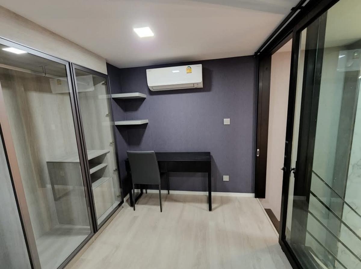 For RentCondoPathum Thani,Rangsit, Thammasat : 🚩For rent: Duplex room, 2 floors, Modiz Launch, 31st floor, view, Thammasat University. Balcony facing north, ground floor area 29 sq m.