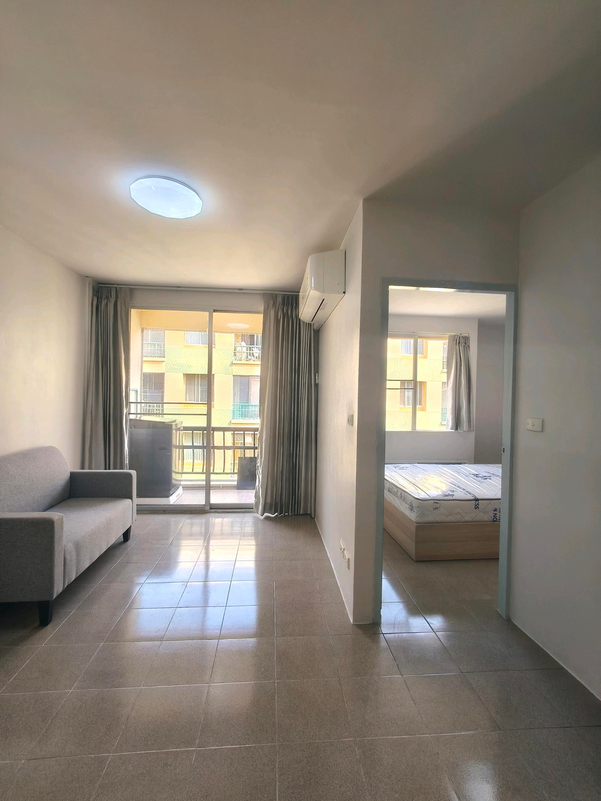 For RentCondoBangna, Bearing, Lasalle : Condo for rent, 1 bedroom, beautiful room, fully furnished, ready to move in.