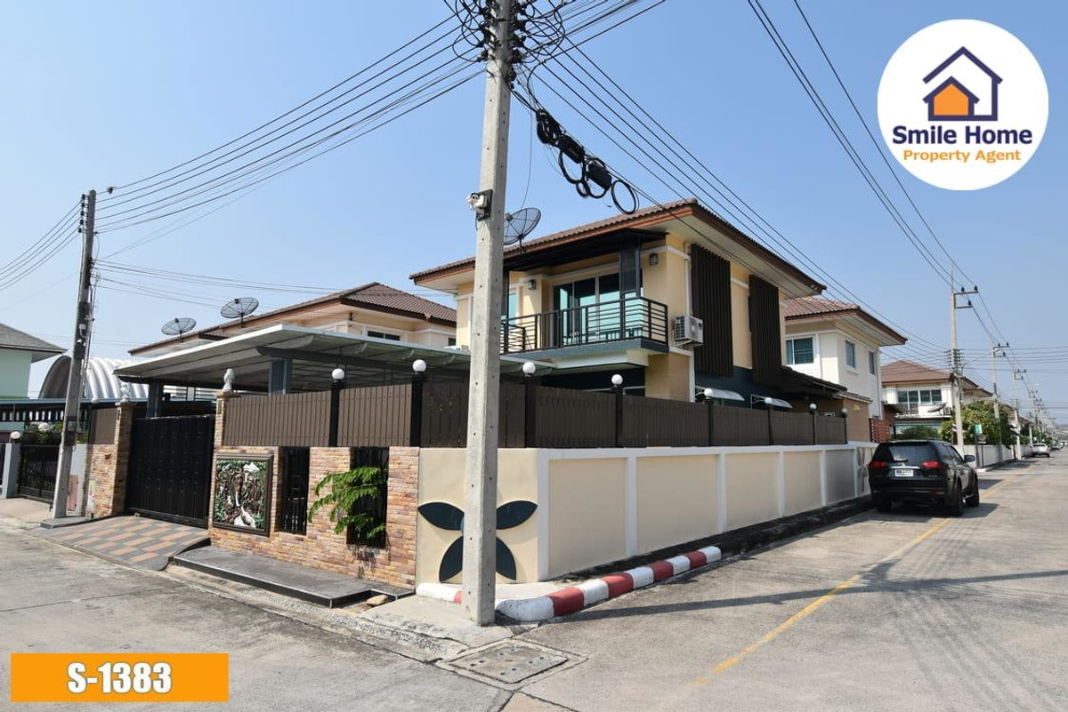 ขายบ้านฉะเชิงเทรา : ศรีเทพไทย พาร์ควิลล์ บางสมัคร | บางปะกง ฉะเชิงเทรา ต่อเติมพร้อมเข้าอยู่