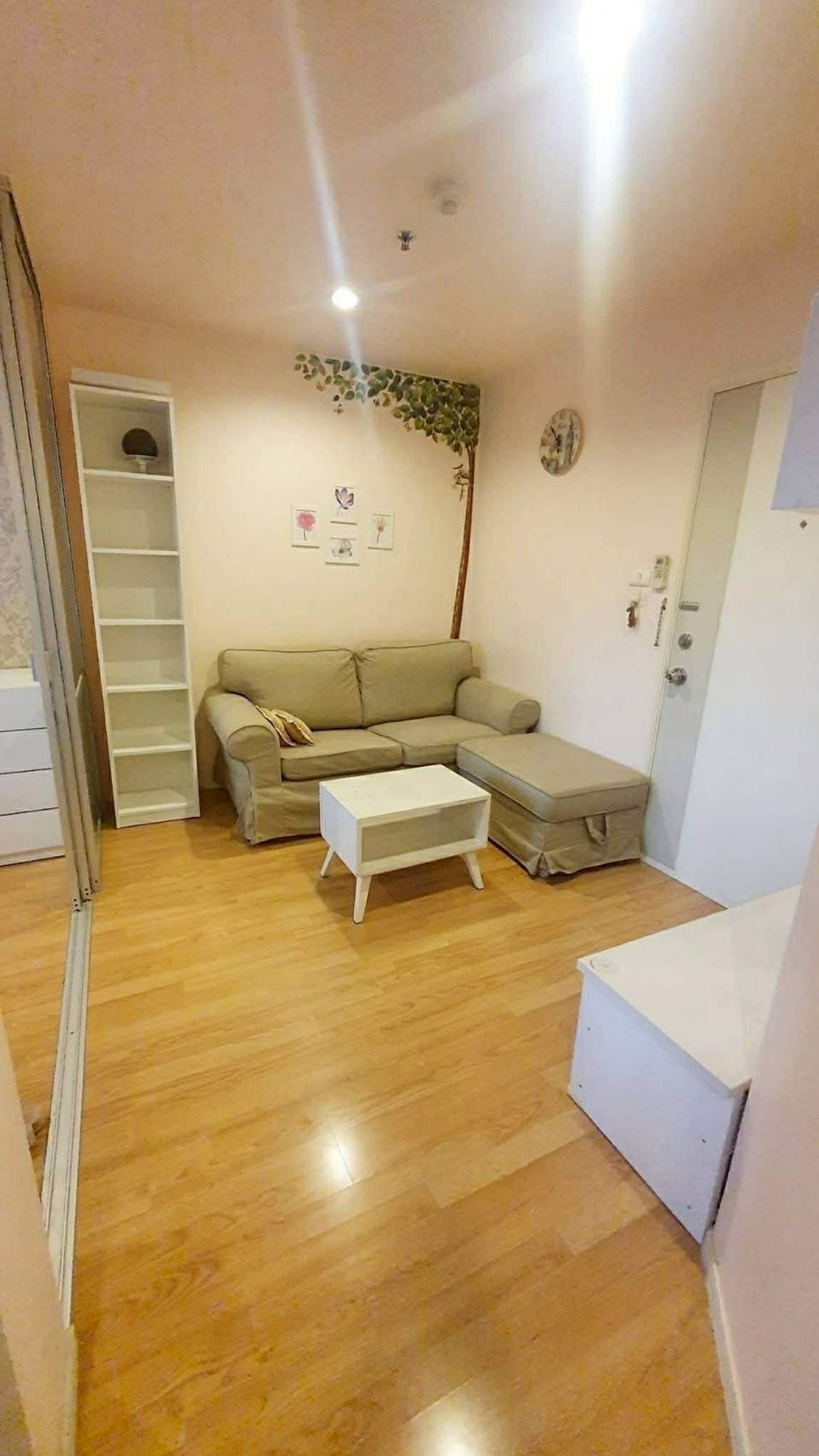 For SaleCondoSeri Thai, Ramkhamhaeng Nida : Condo for sale Lumpini Ville Ramkhamhaeng 60/2, Building B, 3rd floor, fully furnished (S5299)