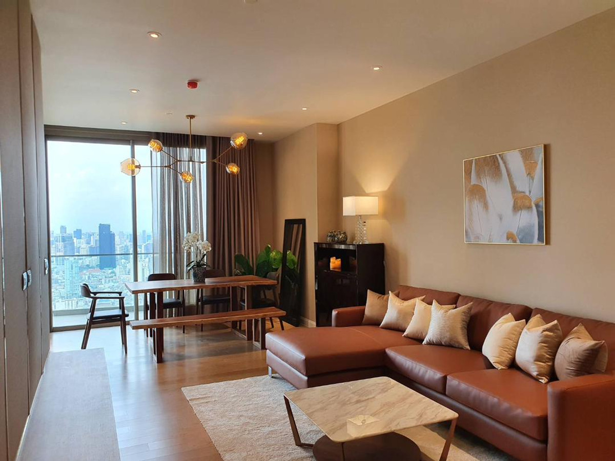 ให้เช่าคอนโดวงเวียนใหญ่ เจริญนคร :  Magnolias Waterfront Residences - High Floor, Cozy 1 Bed Condo for Rent! 
