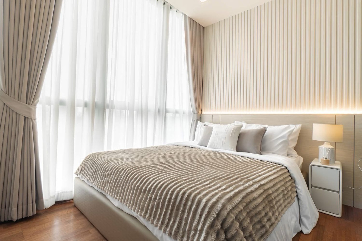 For SaleCondoRatchathewi,Phayathai : 🏛️🏛️Decorated and ready to move in, Wish Signature Siam Condo, size 34 Sq.m, 1 bed 1 bath, only 5.69 MB!!