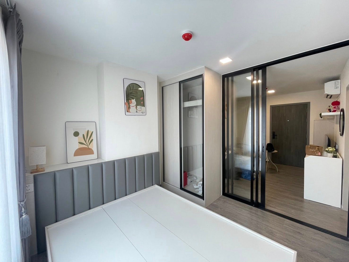 For RentCondoPathum Thani,Rangsit, Thammasat : 🏡 For rent Kave Wonderland, corner room, separate kitchen 12,000฿💖 ✨ Building D, 3rd floor