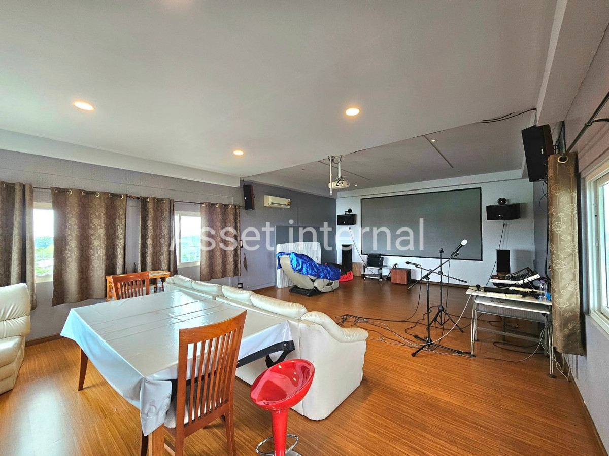 Home OfficeMin Buri, Romklao : Home Office for rent, 4 and a half storey office, area 1 rai, 10 bedrooms, 9 bathrooms, parking for 50 cars, with 16 kw solar cell panels, Saen Saep Subdistrict, Min Buri District, Bangkok