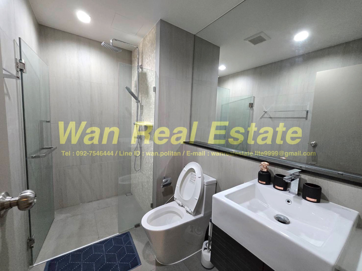 ขายคอนโดรัตนาธิเบศร์ สนามบินน้ำ พระนั่งเกล้า : ขายถูก ตกแต่งแล้วพร้อมเฟอร์ The politan aqua ชั้น 43 แบบแยกห้องนอน วิวแม่น้ำ