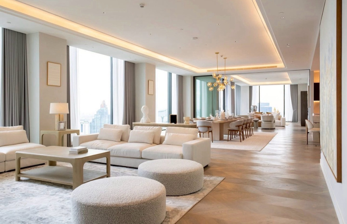 คอนโดวิทยุ ชิดลม หลังสวน : One 89 Wireless – Ultra-Luxury Penthouse at One Bangkok Rent&Sale High floor 44 