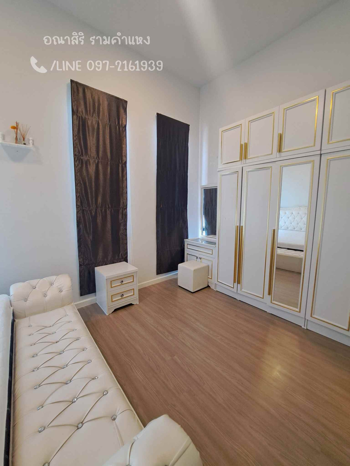 For RentTownhomeMin Buri, Romklao : House for rent, 2-story townhome, Anasiri Ramkhamhaeng, new house, ready to move in 📞/LINE 097-2161939