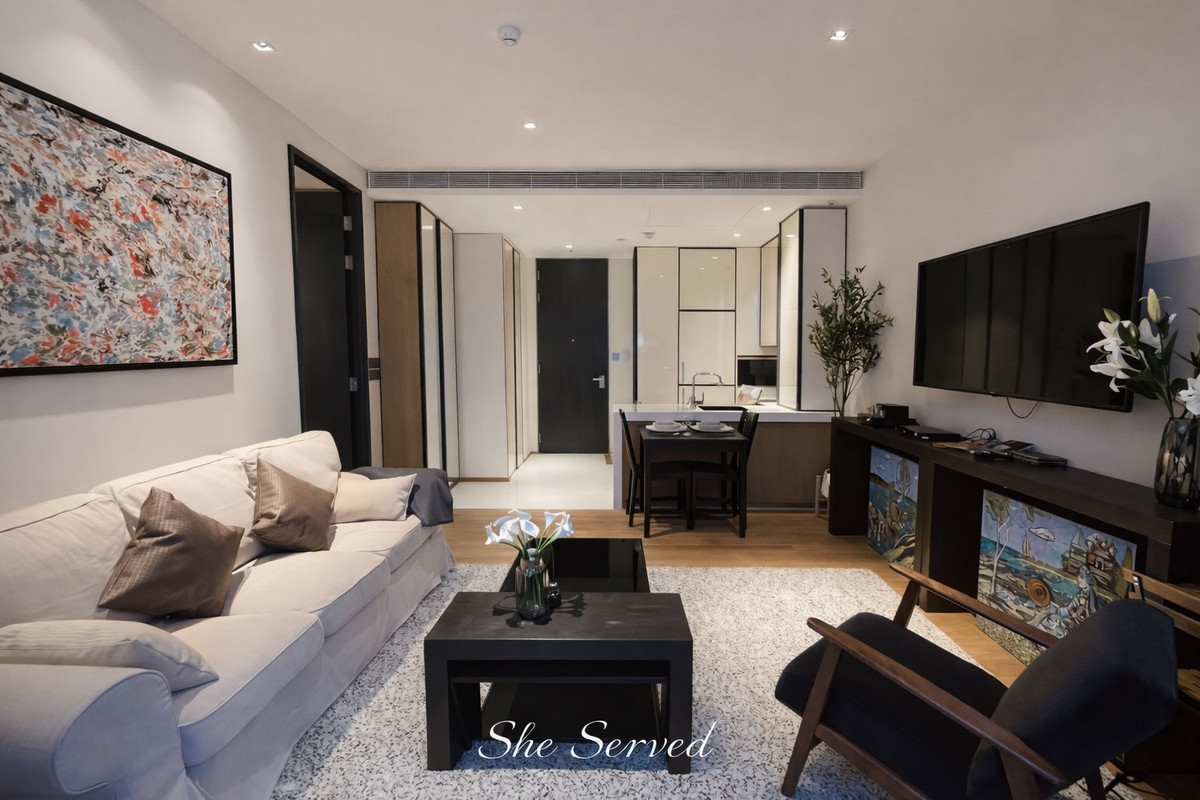 For RentCondoSukhumvit, Asoke, Thonglor : 🔹 BEATNIQ Sukhumvit 32 🔹 1 Bedroom, 1 Bathroom • Size: 55 sq.m.	• High floor (20+), open Sukhumvit city view • 1 fixed parking space • North-facing