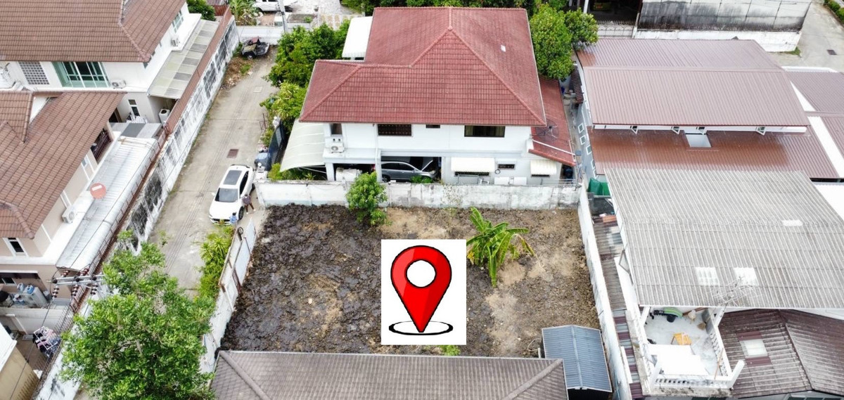 For SaleLandChokchai 4, Ladprao 71, Ladprao 48, : S-LNNW101 Beautiful, leveled land for sale, ready for construction. Soi Nak Niwas 21, Lat Phrao district. Selling price 5.9 million baht. 098-254-5162 