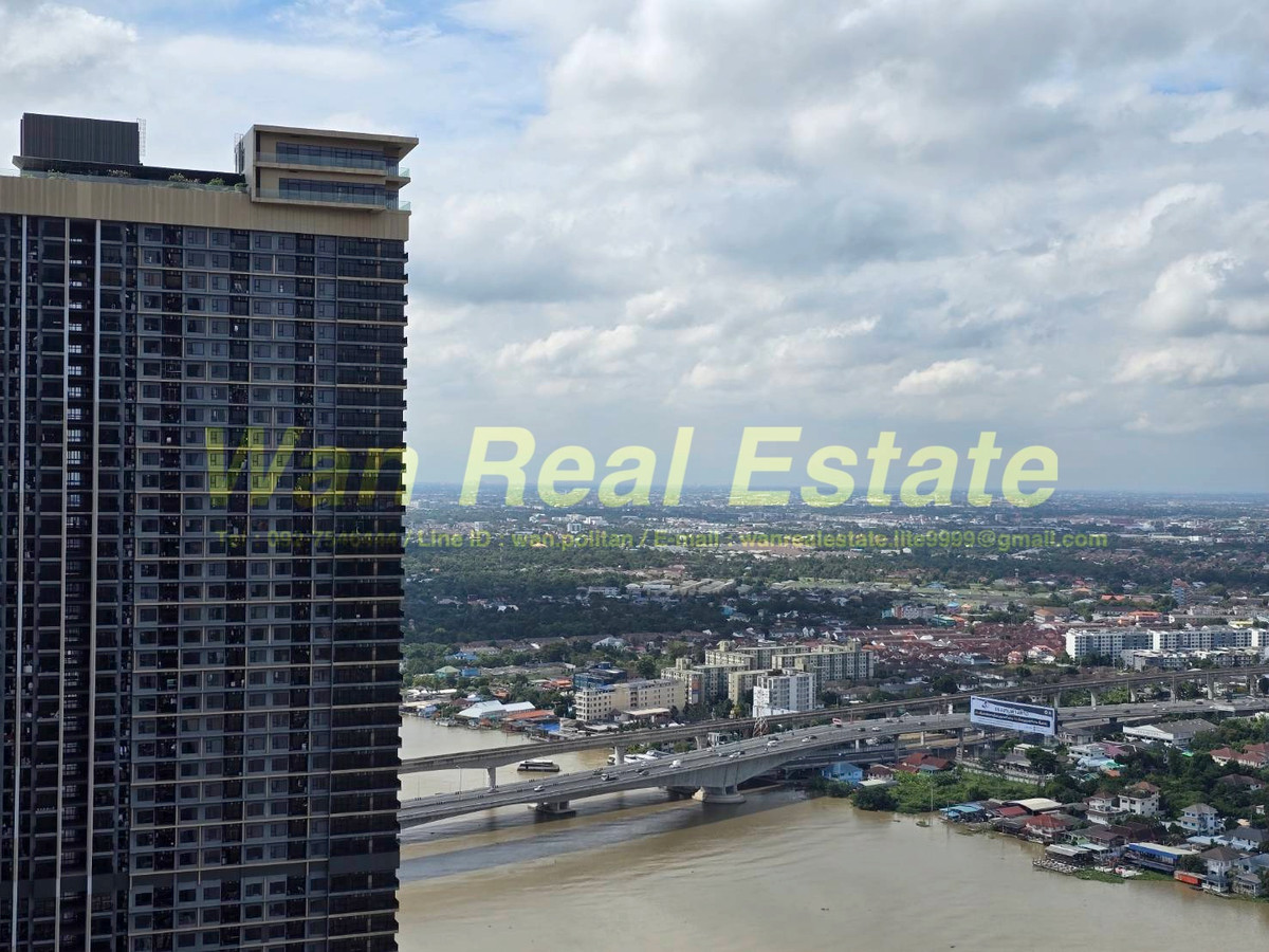 ขายคอนโดรัตนาธิเบศร์ สนามบินน้ำ พระนั่งเกล้า : ขายถูก ตกแต่งแล้วพร้อมเฟอร์ The politan aqua ชั้น 43 แบบแยกห้องนอน วิวแม่น้ำ