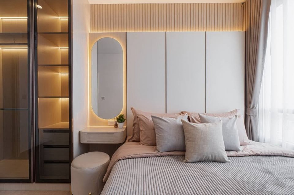 ให้เช่าคอนโดสุขุมวิท อโศก ทองหล่อ : (ปล่อยเช่า) คอนโด MARU Ekkamai 2 I 2-BR  ห้องสวย ตกแต่งสไตล์ Japanese Muji เฟอร์ไม้แท้ Built-in เฟอร์+เครื่องใช้ไฟฟ้าครบ  ㅡ ใกล้ 🚆BTS เอกมัย