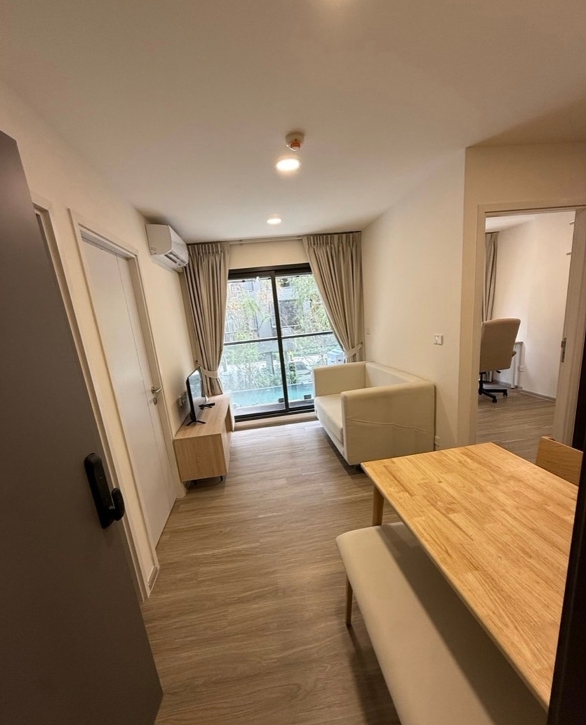 For RentCondoOnnut, Udomsuk : For rent Beat Sukhumvit, beautiful, cheap, ready to move in, near BTS Bang Chak, if interested contact Line @841qqlnr