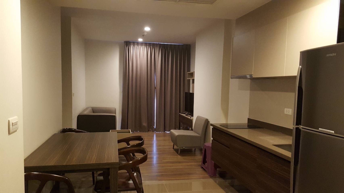 For RentCondoWongwianyai, Charoennakor : (For Rent) Condo TEAL Sathorn - Taksin I 2-BR, fully furnished + electrical appliances ㅡ Near 🚆BTS Wongwian Yai