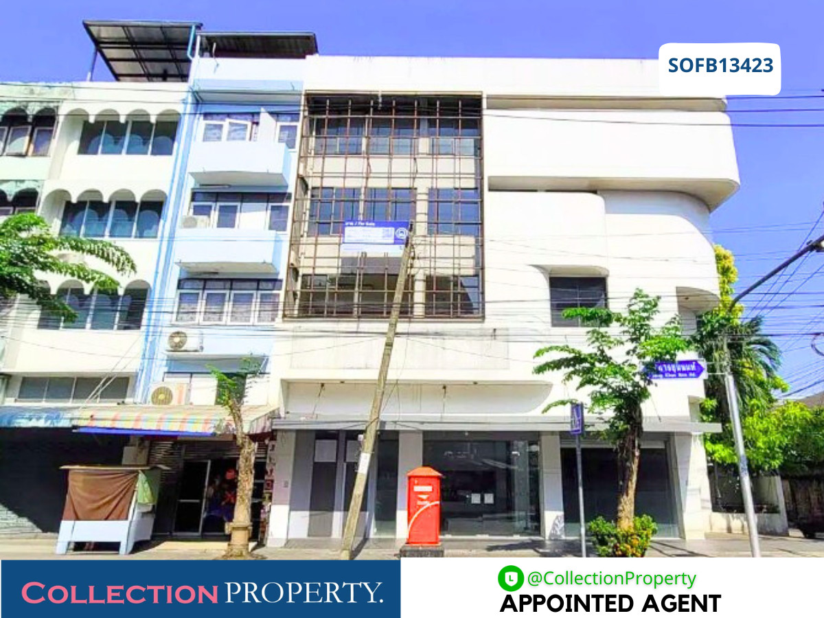 For SaleOfficePinklao, Charansanitwong : 🏢 Office Building for Sale – Bang Khun Non, Bangkok | Near MRT (400 m.) 🏢
