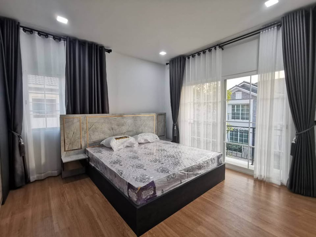For RentLadkrabang, Suwannaphum Airport : K-6712 For rent! Twin house Golden Neo Bangna Suan Luang ready to move in.