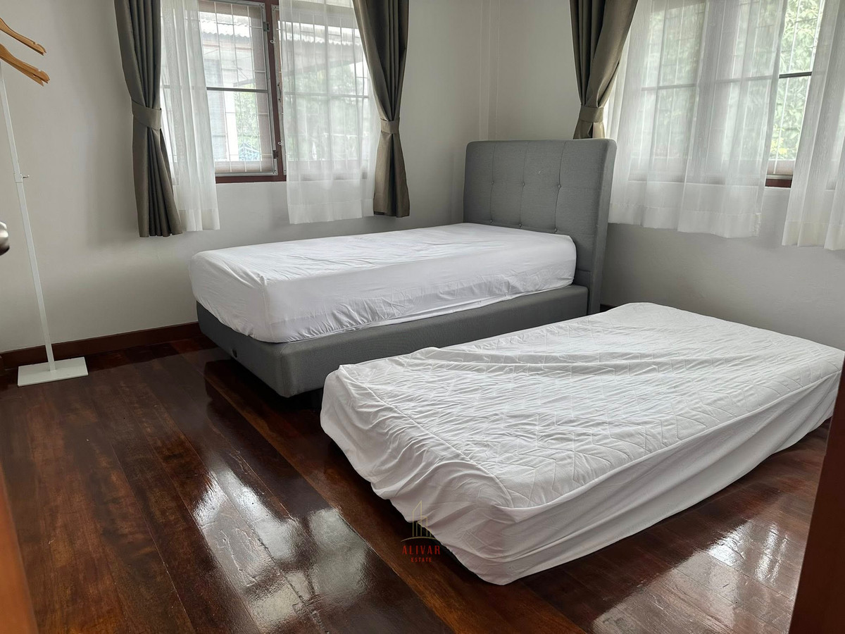 For RentHouseOnnut, Udomsuk : RH011926 For rent, 2-story detached house, 4 bedrooms, Sukhumvit 101/1 area.