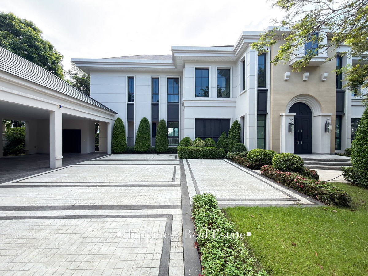 For SaleHouseChaengwatana, Muangthong : ✨🔥 Rare Item Super Luxury detached house, lake view, largest type #Chaengwattana