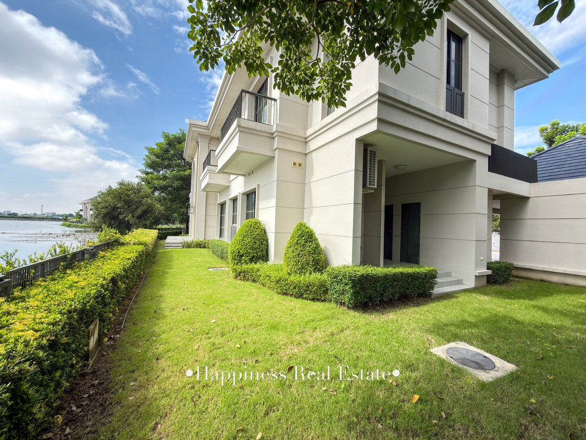 For SaleHouseChaengwatana, Muangthong : ✨🔥 Rare Item Super Luxury detached house, lake view, largest type #Chaengwattana